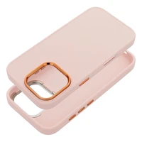 FRAME dėklas telefonui IPHONE 17 švelniai rožinis