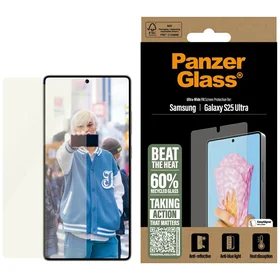 PanzerGlass viskas viename itin plonas grūdintas stiklas Samsung Galaxy S25 Ultra