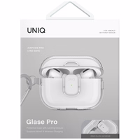 Uniq Glase Pro dėklas AirPods Pro 2 - skaidrus