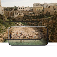 Ringke Easy Slide privatumo stiklas 2 dalių iPhone 16 Pro Max