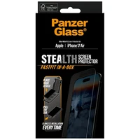 PanzerGlass Stealth itin platus Fastfit grūdintas apsauginis stiklas iPhone Air telefonui