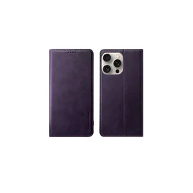 Dėklas HDD Magnetic Wallet Case Samsung G991 S21 5G violetinis