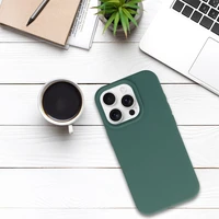 Tel Protect silikoninis dėklas telefonui Iphone 16 Pro tamsiai žalias