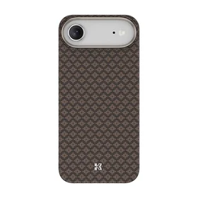 Benks Magnetic Armor Air Armor Grid Kevlar dėklas metaliniu rėmeliu 600D (A068) iPhone 17 Air auksinis