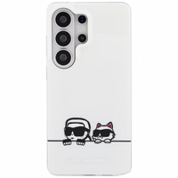 Karl Lagerfeld IML Peekaboo Karl&Choupette MagSafe Dėklas for Samsung Galaxy S26 Ultra - skaidrus
