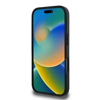 Karl Lagerfeld Monograma Karl & Choupette Head Pin dėklas telefonui iPhone 16 Pro Max - juodas