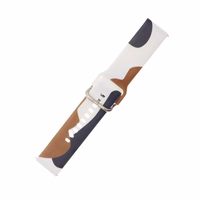 Moro dirželis Samsung Galaxy Watch 40 / 41 / 42 / 43 / 44 mm silikoninis laikrodžio dirželis su raštu 1