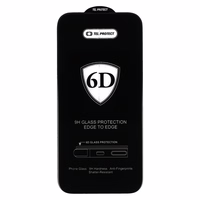 Tel Protect Pilnas klijavimo 6D apsauginis stiklas XIAOMI REDMI NOTE 10/NOTE 10S 5G juodas