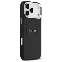 Guess Classic Logo Magnetinis dėklas telefonui iPhone 17 Pro Max - juodas