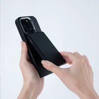 Benks Magnetinis Armor Pro Kevlar dėklas telefonui iPhone 16 - metalinis rėmas 600D - juodas (m)