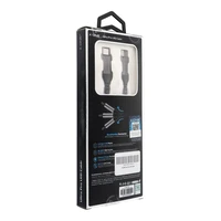 Kabelis X-ONE Ultra Pro LED duomenų kabelis - Type-C iki Type-C - juodas 5A max 100W