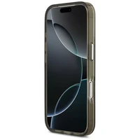 GUESS dėklas telefonui IPHONE 17 Pro su MagSafe suderintas (IML gradientas su trikampio logotipu) - khaki