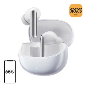 TWS QCY MeloBuds Pro HT08 ausinės, ANC (baltos)