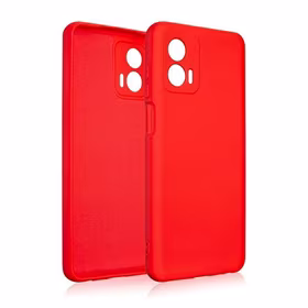 Beline Dėklas Silicone Motorola MOTO G73 raudonas