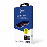 3mk Silky Matt Privacy apsauginis stiklas iPhone 12 Pro Max telefonui