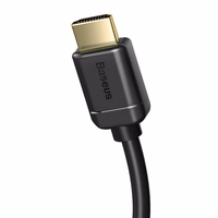 Baseus HDMI 2.0 kabelis 4K 60 Hz 3D HDR 18 Gbps 2 m juodas (CAKGQ-B01)