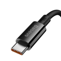 Baseus kabelis Superior USB - USB-C 1,0m klasterinis juodas 100W