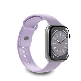 Puro Icon silikoninis dirželis Apple Watch 42/44/45/49 mm - levandų spalvos (2 vnt.)