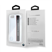 BMW Motorcase dėklas telefonui iPhone 7 / 8 / SE 2020 / SE 2022 - skaidrus juodas