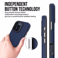 Dėklas Perfectionists Triangle Mag Case Apple iPhone 16 Pro Max tamsiai mėlynas