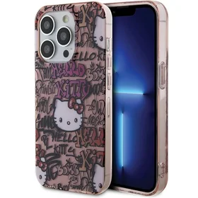Hello Kitty IML grafičių dėklas telefonui iPhone 14 Pro - rožinis