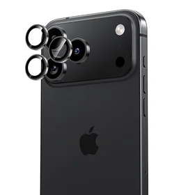 Benks Grūdintas stiklas DR Sapphire Objektyvo apsauginis stiklas kamerai Iphone 17 Pro/17 Pro Max (lęšio 3 vnt.) juodas
