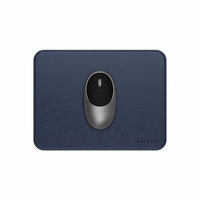 SATECHI vegan leather pelės kilimėlis ST-LMPB mėlynas