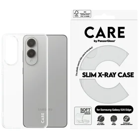 CARE by PanzerGlass Fashion X-Ray dėklas telefonui Samsung Galaxy S25 Edge – permatomas