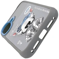 Nimmy Cool&Cute 2.0 nag dėklas iPhone 17 - pilkas