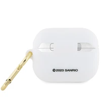 Hello Kitty Silikoninis 3D Kitty Head dėklas AirPods Pro - baltas