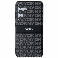 DKNY odinis Mono Stripe ir Metal Logo dėklas telefonui Samsung Galaxy S24+ - juodas