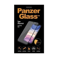 PanzerGlass E2E Super+ apsauginis stiklas iPhone XR / 11 - su juodu rėmeliu