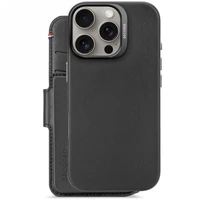 Decoded odinis nuimamas piniginės dėklas su MagSafe ir pinigine iPhone 16 Pro - juodas