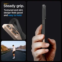 Spigen Liquid Air dėklas telefonui iPhone 16 Pro - juodas