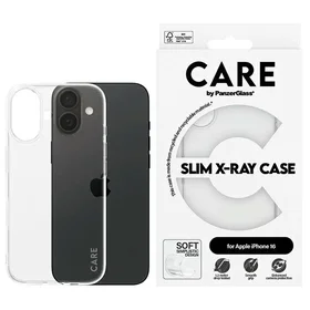 CARE by PanzerGlass X-Ray Soft Basic dėklas telefonui iPhone 16 6.1" skaidrus 1441