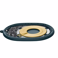 Baseus indukcinis įkroviklis LIGHT magnetinis Iphone 12 su Type C laidu (WXQJ-03) mėlynas