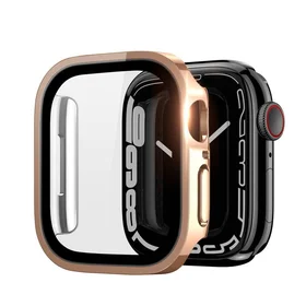 LCD apsauginis stikliukas/dėklas Dux Ducis Hamo Apple Watch 44mm rožinis