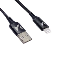 Wozinsky Kabelis USB - Lightning 2,4A 1m juodas (WUC-L1B)