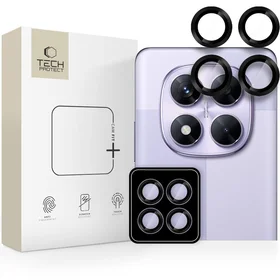 Tech-Protect Camring Pro+ kameros dangtelis Xiaomi Redmi Note 14 Pro 5G / Poco X7 5G, juodas