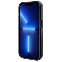 Karl Lagerfeld Ring Stand Karl&Choupette Magnetinis dėklas telefonui iPhone 14 Pro - juodas