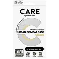 CARE by PanzerGlass Flagship Urban Combat Chardonnay QI dėklas Samsung Galaxy S25+ - skaidrus