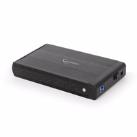 Gembird EE3-U3S-3 saugojimo diskų korpusas HDD korpusas Juoda 3.5"