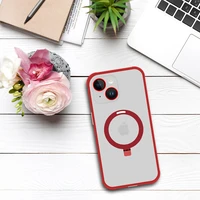 Tel Protect Magiškas MagSafe su stovu dėklas iPhone 13 (m) - raudonas (m)