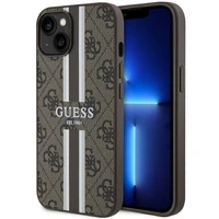 Guess GUHMP14MP4RPSW iPhone 14 Plus 6.7" rudas/rudas kietas dėklas 4G Printed Stripes MagSafe
