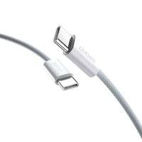 Dudao L6C USB-C - USB-C PD 30W kabelis 2m - šviesiai mėlynas