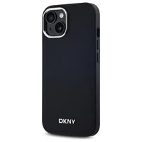 DKNY Paprastas logotipas Magnetinis dėklas telefonui iPhone 14 - juodas