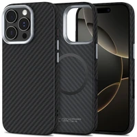Tech-Protect Ion Carbon Magnetinis dėklas telefonui iPhone 16 Pro - juodas/pilkas