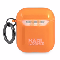 Karl Lagerfeld Choupette AirPods dėklas 1/2 - oranžus