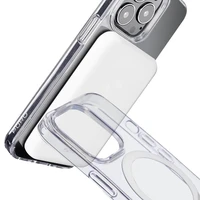 Puro Lite Mag MagSafe Silikoninis dėklas telefonui iPhone 14 Pro - skaidrus