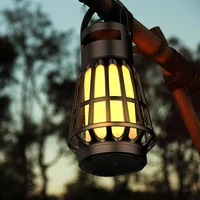 Lempa su bluetooth garsiakalbiu A3 juoda